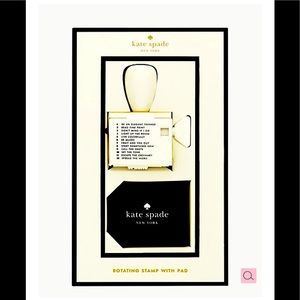 Kate Spade rotating stamp/ ink pad